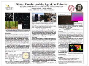 Olbers paradox poster from 231st AAS meeting.