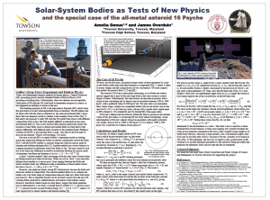 Psyche poster from 231st AAS meeting.