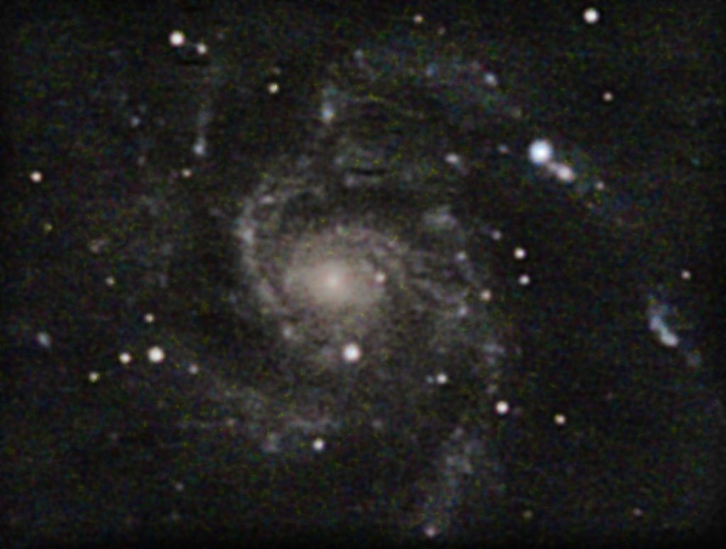 Color image of M101 with supernova SN2023ixf