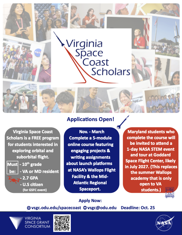 Flyer for 2026 VSCS+MD program